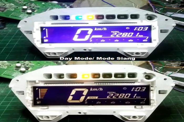 Modifikasi Panel Speedometer Digital
