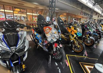 Puluhan NMax dan XMax Adu Ganteng di Customaxi Bandung 2026