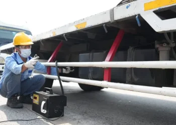 100 Truk Uji Emisi Tanjung Priok, 98 Persen Kendaraan Lolos