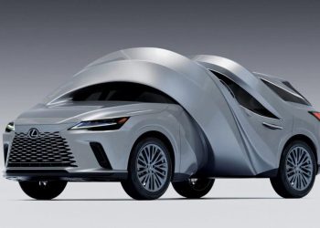 Lexus RZ Dipelintir hingga Membentuk Lingkaran
